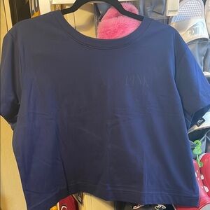 PINK Victoria's Secret Navy Crop Top